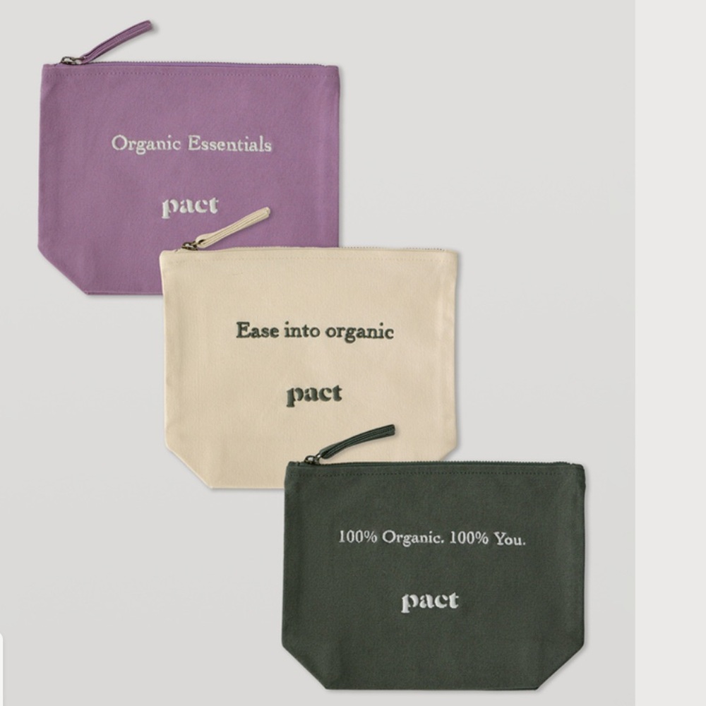 Pact Going Places Travel Pouch 3-Pack